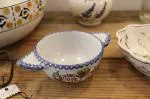 Charolles earthenware bowl with handles