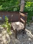 Children's straw chair