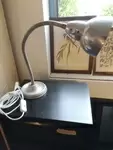 Chrome desk lamp