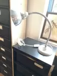 Chrome desk lamp