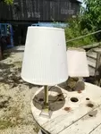 Chrome table lamp