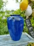 Cobalt blue garden jar