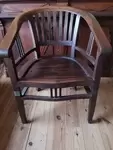 Colonial style armchair