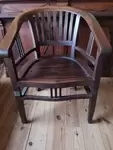 Fauteuil ancien bois massif 