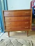 Vintage chest of drawers 60s 70s 