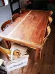 Compass feet dining table