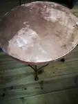 Copper coffee table