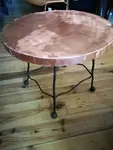 Copper coffee table