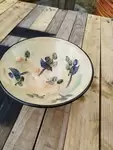 Vintage signed fruit bowl