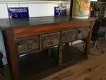 Craftsman shop counter
