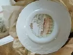 Decorative plates Digoin Sarreguemines