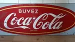 Enamel sign 1950s Coca Cola