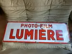 Enamel sign Lumière