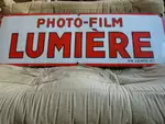 Enamel sign Lumière