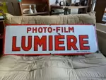 Enamel sign Lumière