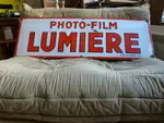 Enamel sign Lumière