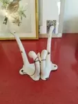Enameled cast iron coat hooks