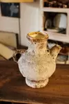 Enamelled ceramic pitcher