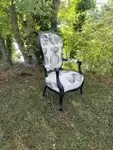 Restored old armchair