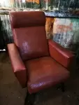 Vintage skai armchair