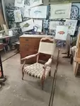 Voltaire rope armchair
