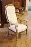 Refurbished Voltaire armchair 