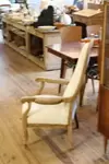 Refurbished Voltaire armchair 