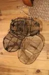 Fishing baskets on foot