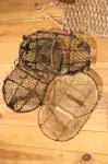 Fishing baskets on foot