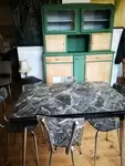 Formica marble table