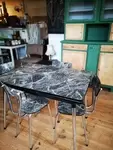 Formica marble table