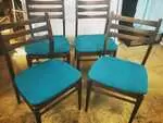 Four 60s design chairs