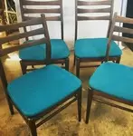 Four 60s design chairs