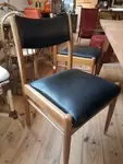 Four 70s Scandinavian design chairs