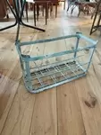 Galvanized bottle rack