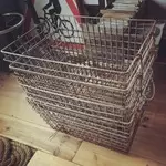 Galvanized steel baskets
