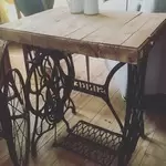 Garden table on legs Singer