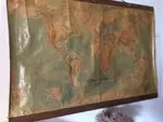 globe wall world map