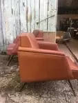 Hairdresser chairs in skai 60s 70s