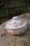 Hand painted earthenware pot 