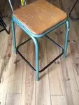 High workshop stool