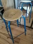 High workshop stool