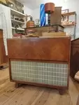His Master's Voice Record Player Radio Cabinet from the 50s