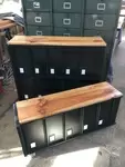 Industrial TV stand and console