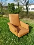 Leatherette armchair from the 60s and 70s 