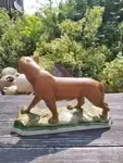 Lioness plaster Gaggini 20th century