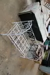 Old wrought iron bed