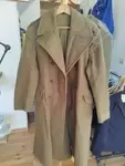 Long army wool coat M