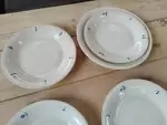 Lot of Moulin des Loups plates, 50s