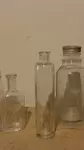 Lot of six old bottles